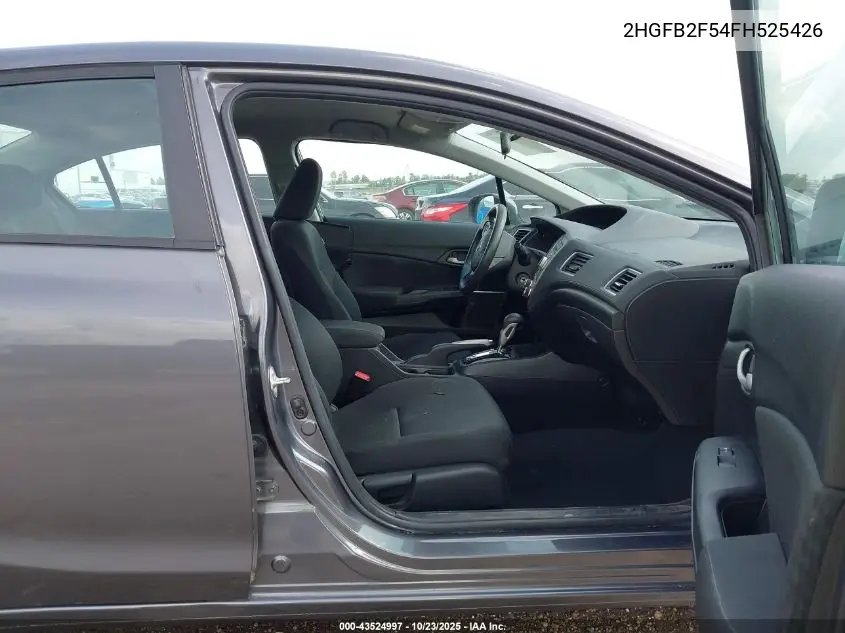 2HGFB2F54FH525426 2015 Honda Civic Lx