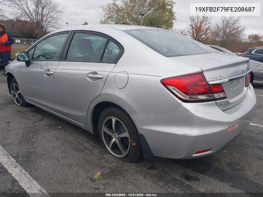 19XFB2F79FE208687 2015 Honda Civic Se