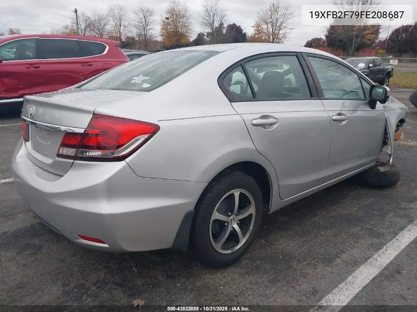 19XFB2F79FE208687 2015 Honda Civic Se