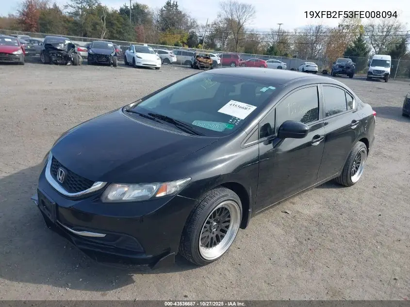 19XFB2F53FE008094 2015 Honda Civic Lx