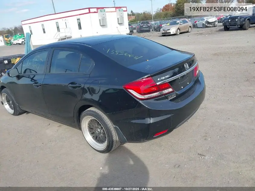 19XFB2F53FE008094 2015 Honda Civic Lx