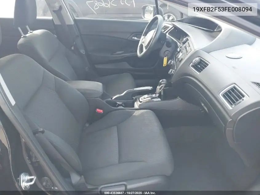 19XFB2F53FE008094 2015 Honda Civic Lx
