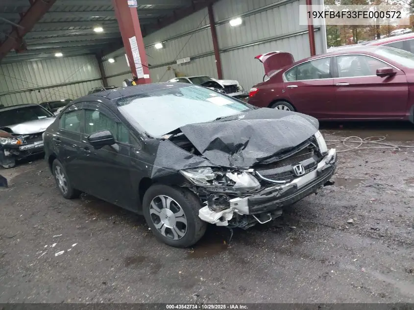 19XFB4F33FE000572 2015 Honda Civic Hybrid
