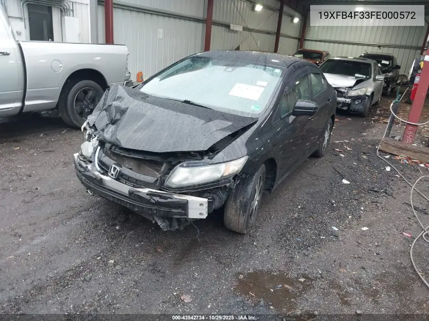 19XFB4F33FE000572 2015 Honda Civic Hybrid