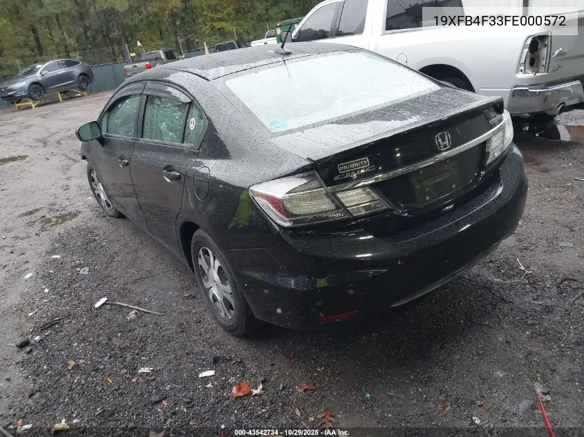 19XFB4F33FE000572 2015 Honda Civic Hybrid