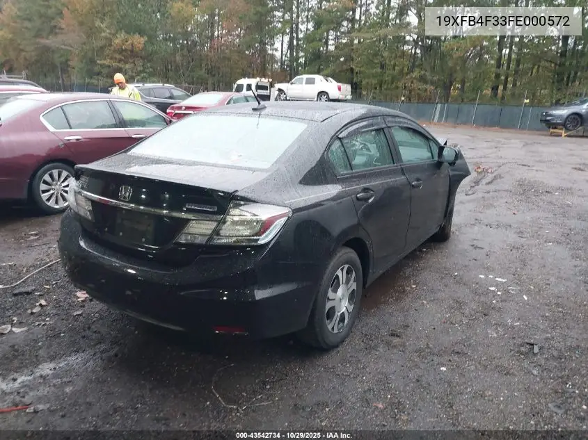 19XFB4F33FE000572 2015 Honda Civic Hybrid