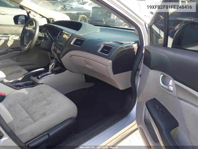 19XFB2F81FE248416 2015 Honda Civic Ex