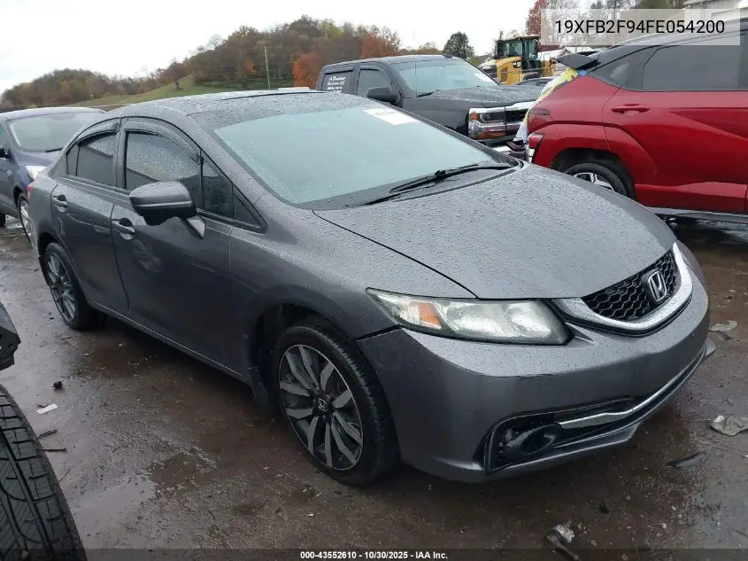 19XFB2F94FE054200 2015 Honda Civic Ex-L