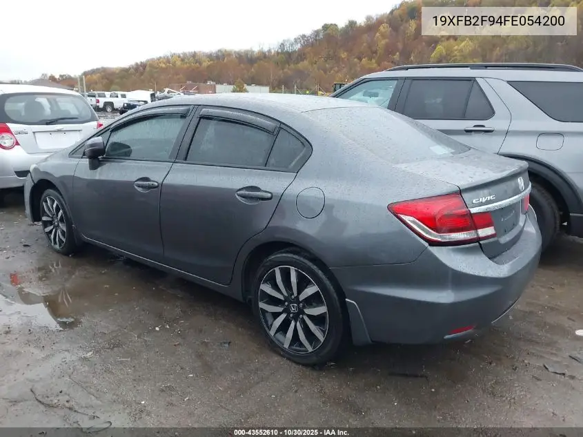 19XFB2F94FE054200 2015 Honda Civic Ex-L