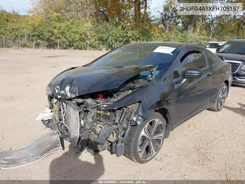 2HGFG4A5XFH705157 2015 Honda Civic Si