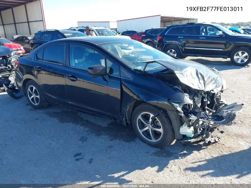 19XFB2F77FE013011 2015 Honda Civic Se