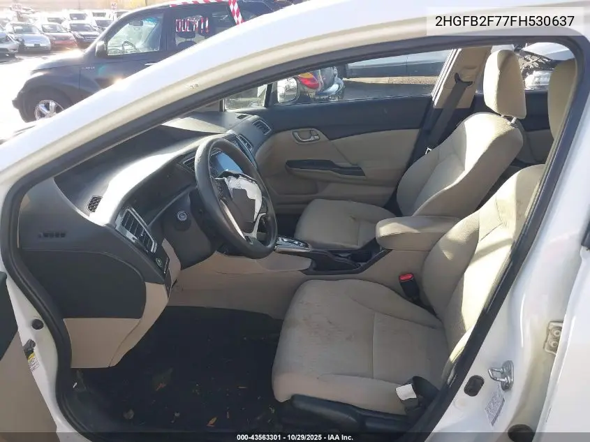 2HGFB2F77FH530637 2015 Honda Civic Se