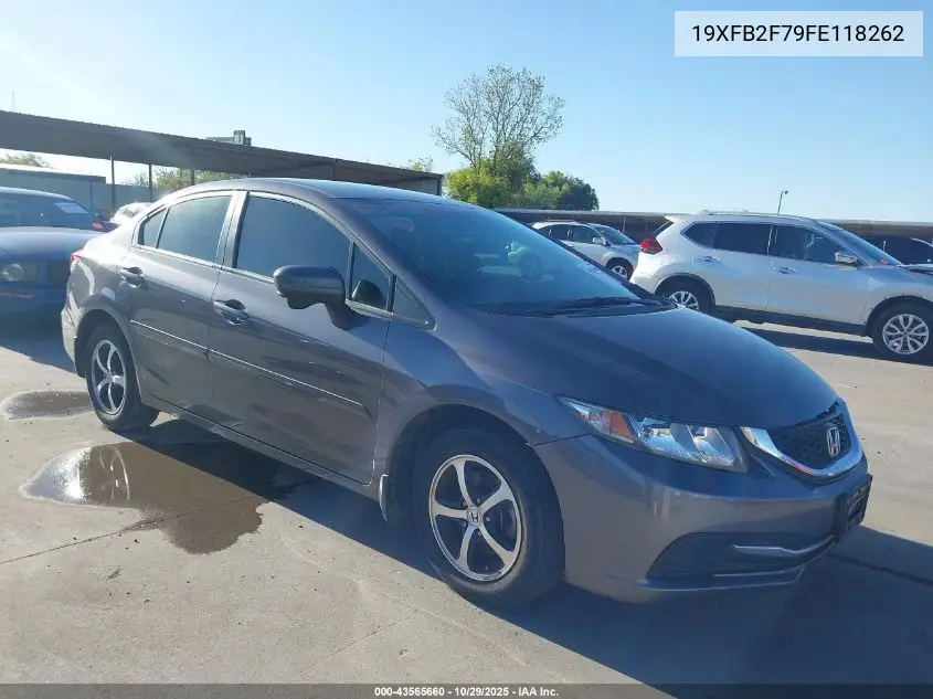 19XFB2F79FE118262 2015 Honda Civic Se