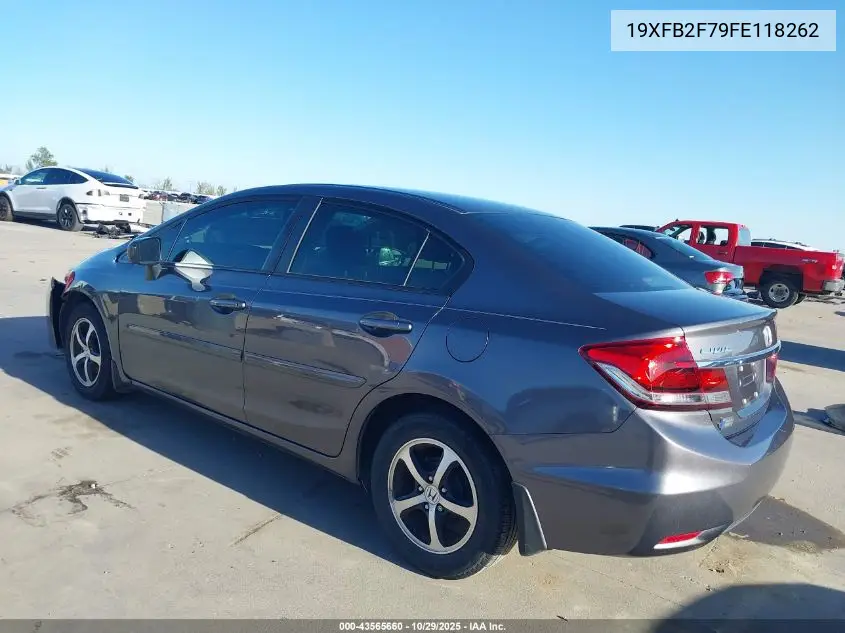 19XFB2F79FE118262 2015 Honda Civic Se
