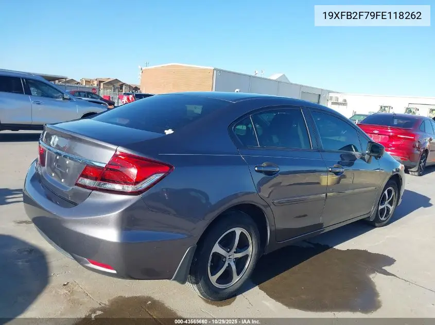 19XFB2F79FE118262 2015 Honda Civic Se