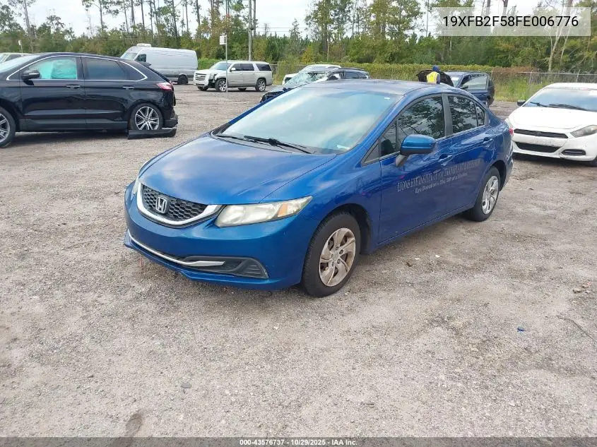 19XFB2F58FE006776 2015 Honda Civic Lx