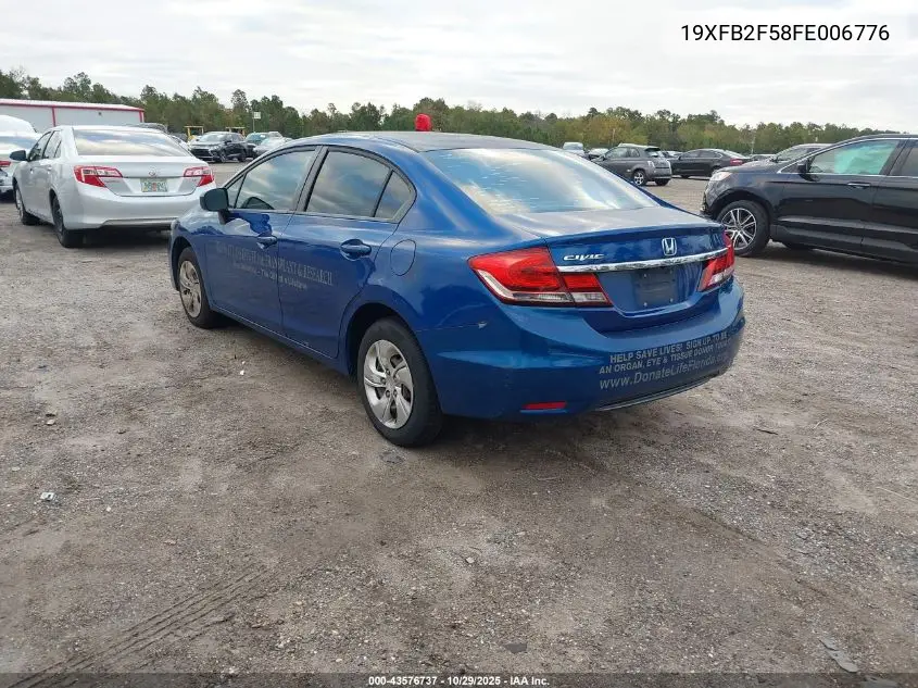 19XFB2F58FE006776 2015 Honda Civic Lx