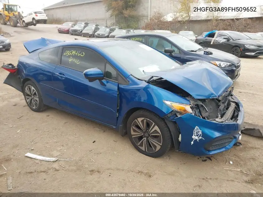 2HGFG3A89FH509652 2015 Honda Civic Ex
