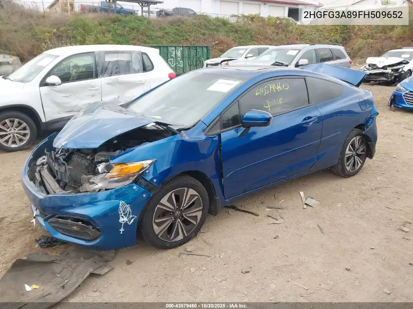 2HGFG3A89FH509652 2015 Honda Civic Ex