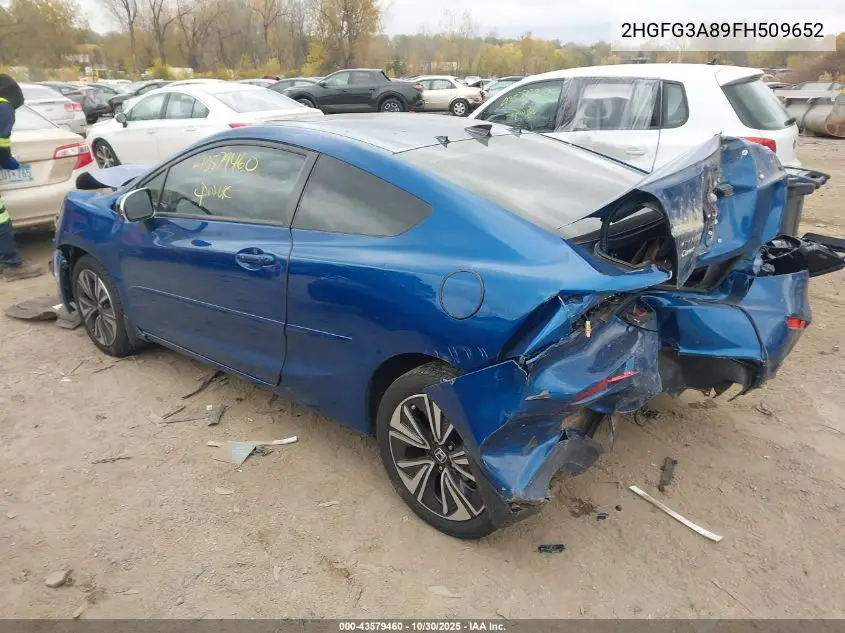 2HGFG3A89FH509652 2015 Honda Civic Ex