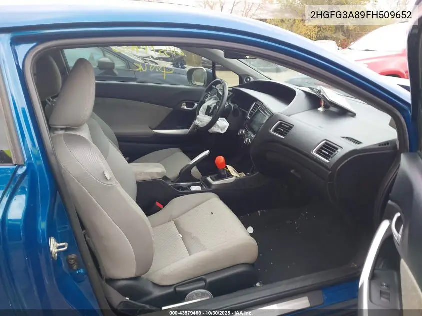 2HGFG3A89FH509652 2015 Honda Civic Ex