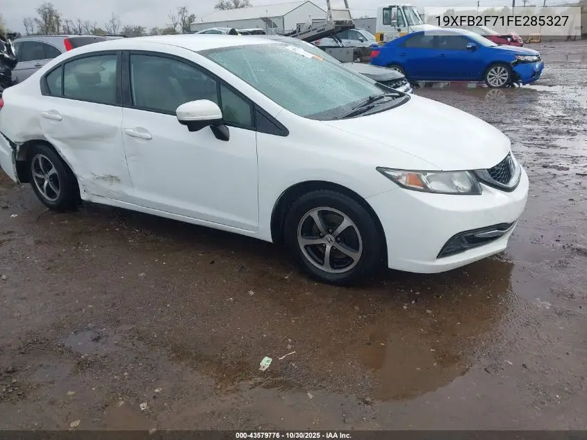 19XFB2F71FE285327 2015 Honda Civic Se