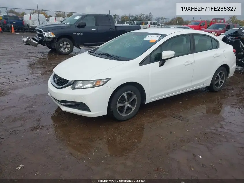 19XFB2F71FE285327 2015 Honda Civic Se