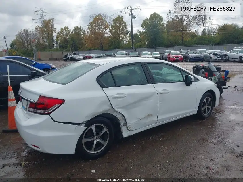 19XFB2F71FE285327 2015 Honda Civic Se