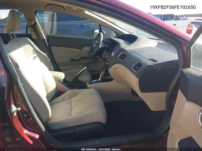 19XFB2F56FE102650 2015 Honda Civic Lx