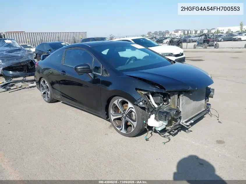 2HGFG4A54FH700553 2015 Honda Civic Si