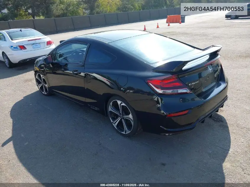 2HGFG4A54FH700553 2015 Honda Civic Si