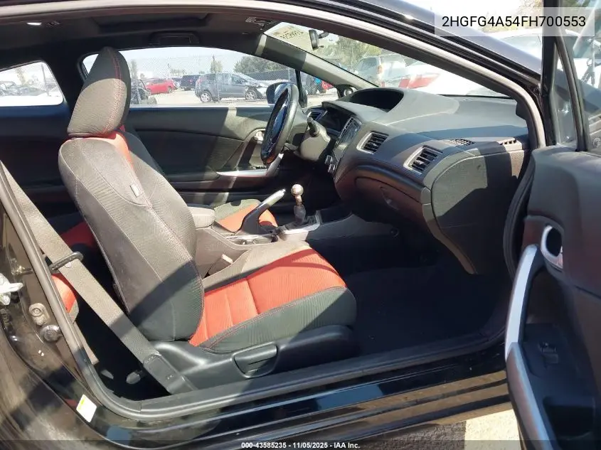 2HGFG4A54FH700553 2015 Honda Civic Si