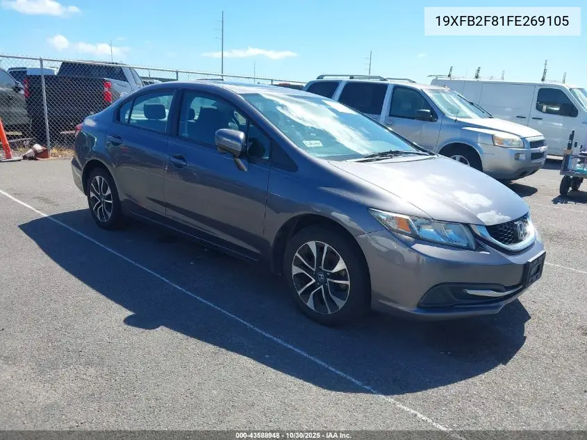 19XFB2F81FE269105 2015 Honda Civic Ex
