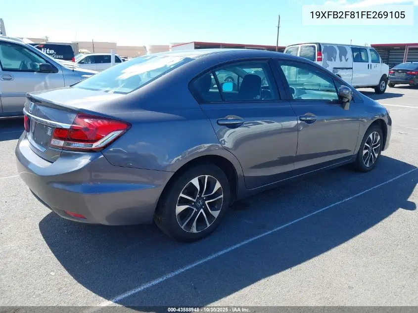 19XFB2F81FE269105 2015 Honda Civic Ex