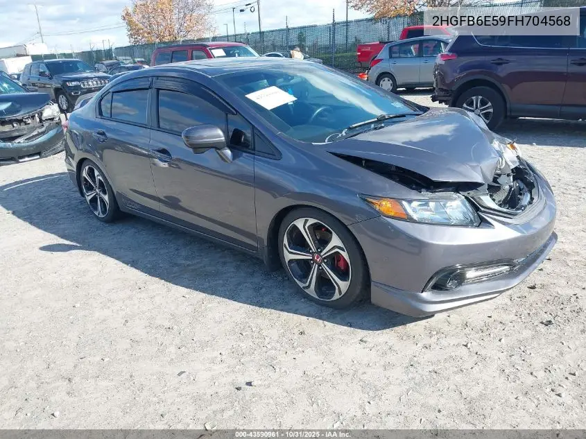 2HGFB6E59FH704568 2015 Honda Civic Si