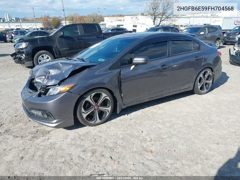 2HGFB6E59FH704568 2015 Honda Civic Si