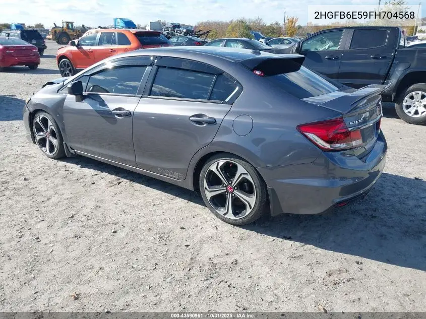 2HGFB6E59FH704568 2015 Honda Civic Si