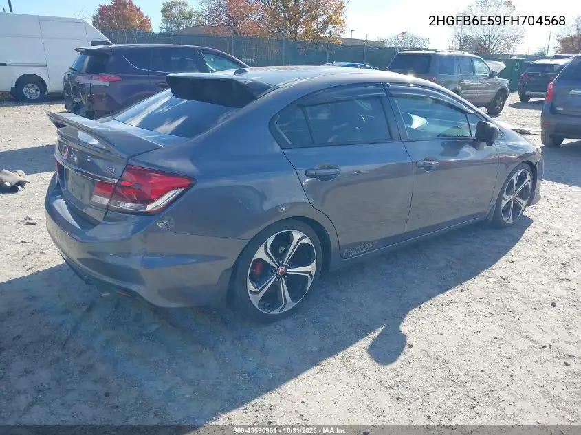 2HGFB6E59FH704568 2015 Honda Civic Si