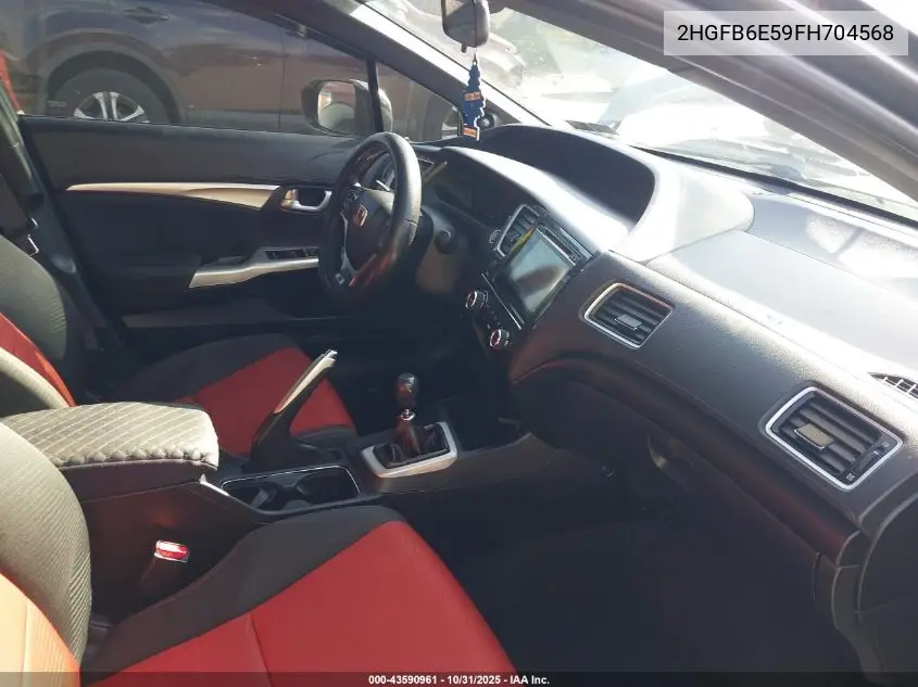2HGFB6E59FH704568 2015 Honda Civic Si