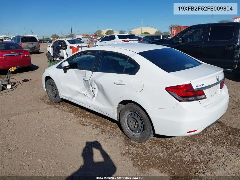 19XFB2F52FE009804 2015 Honda Civic Lx