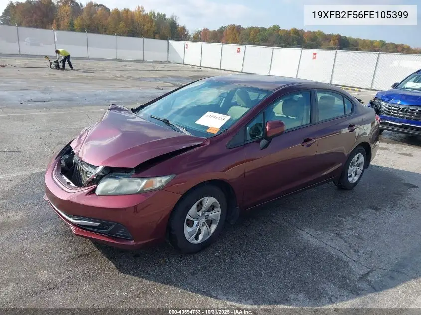 19XFB2F56FE105399 2015 Honda Civic Lx