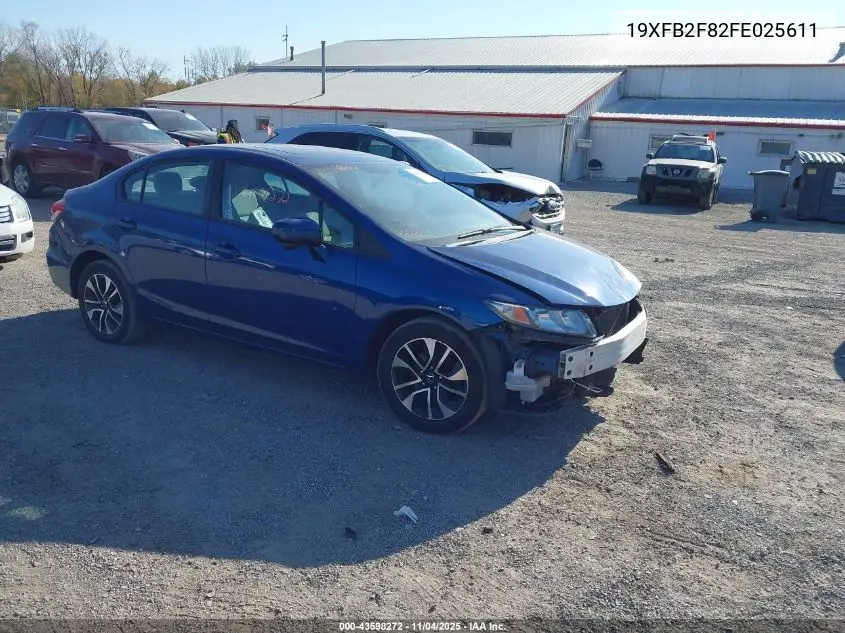 19XFB2F82FE025611 2015 Honda Civic Ex