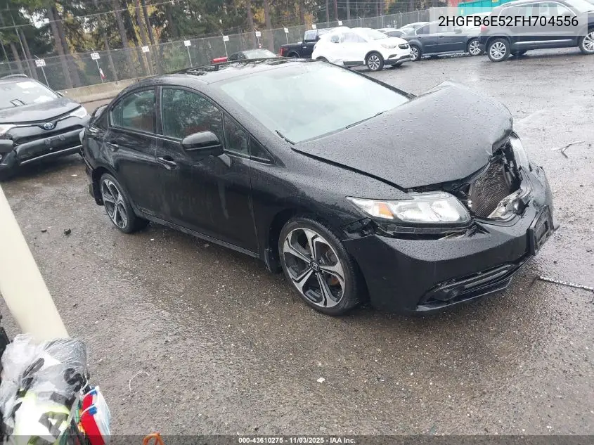 2HGFB6E52FH704556 2015 Honda Civic Si