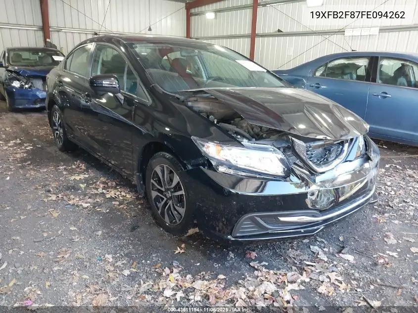 19XFB2F87FE094262 2015 Honda Civic Ex