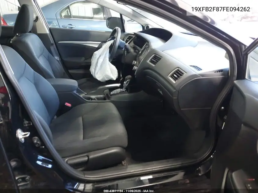 19XFB2F87FE094262 2015 Honda Civic Ex