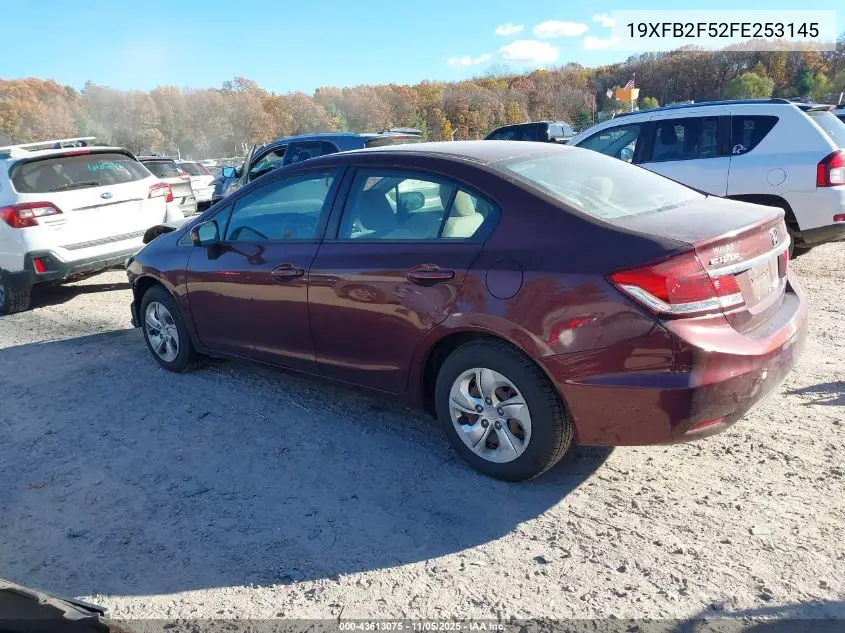 19XFB2F52FE253145 2015 Honda Civic Lx