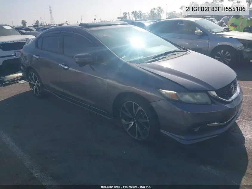 2HGFB2F83FH555186 2015 Honda Civic Ex