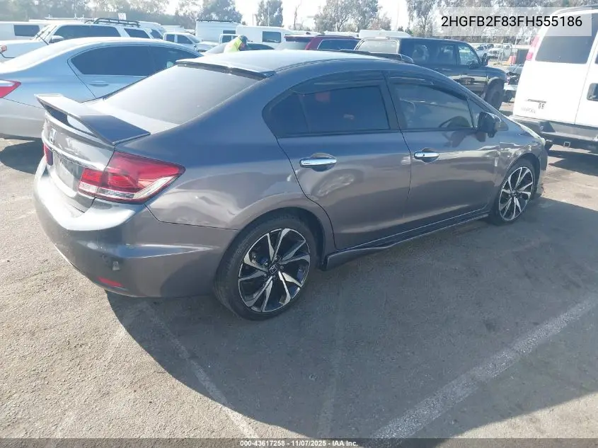 2HGFB2F83FH555186 2015 Honda Civic Ex