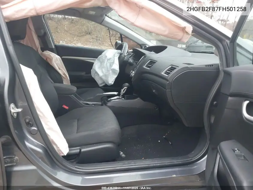 2HGFB2F87FH501258 2015 Honda Civic Ex