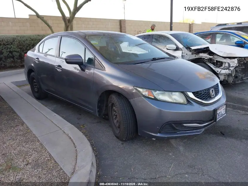 19XFB2F58FE242876 2015 Honda Civic Lx